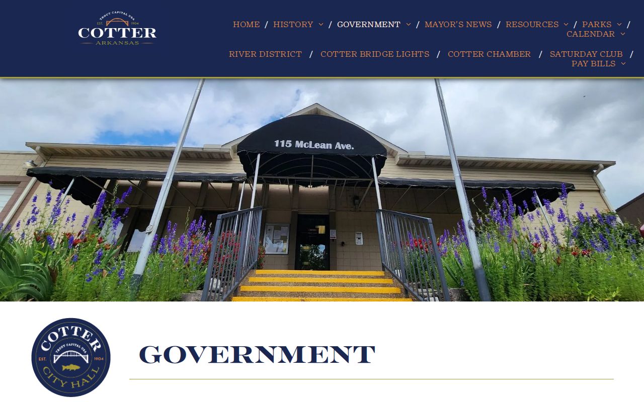 Baxter County traffic warrant Cotter City Hall and court details