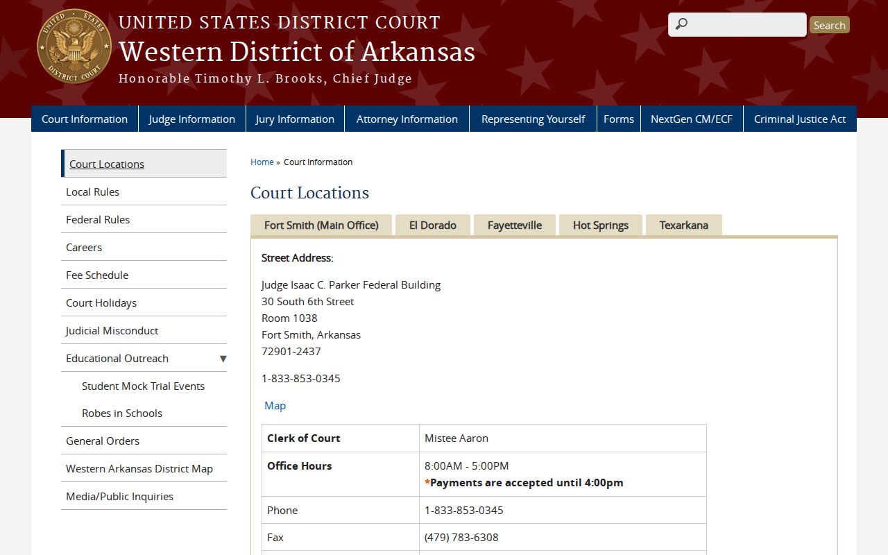 Baxter County most wanted federal Harrison Division information